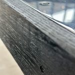 Desk made from upcycled tailplane from an Electric Lightning aircraft