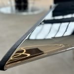 Desk made from upcycled tailplane from an Electric Lightning aircraft