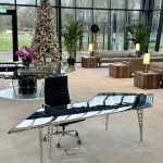 Desk made from upcycled tailplane from an Electric Lightning aircraft