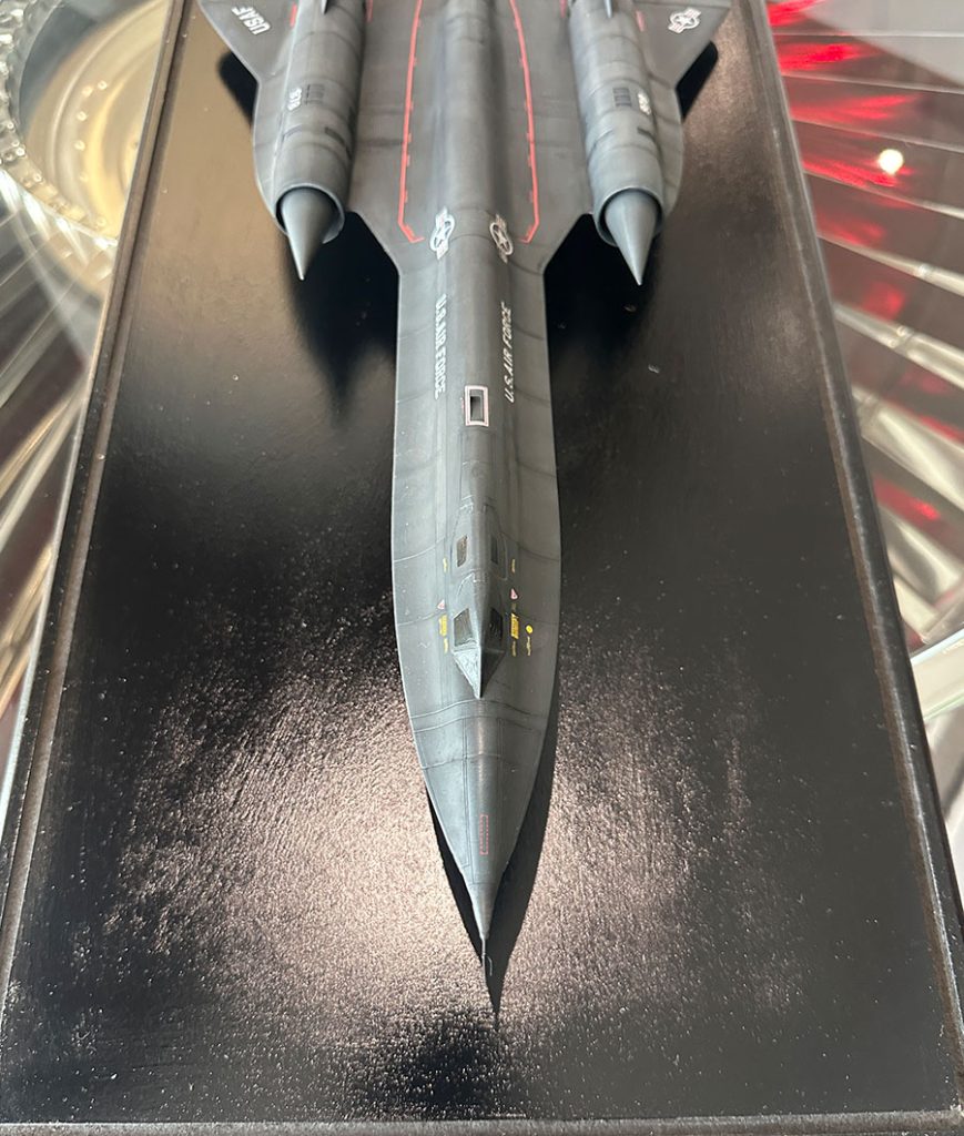 SR71 Blacbird Aircraft Diorama